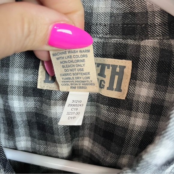 DULUTH TRADING CO Long Sleeve‎ Flannel Button Down Outdoor Gorpcore Comfy Cotton - Picture 4 of 5